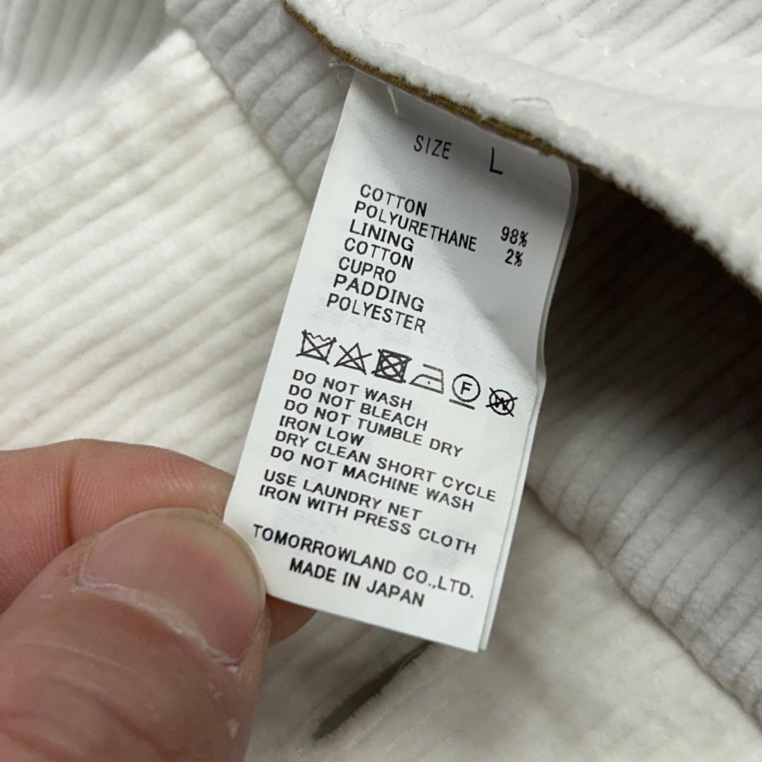 CABaN キャバン コーデュロイ 中綿シャツジャケット トゥモローランド L