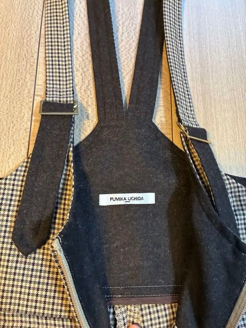 fumika uchida★HOUNDSTOOTH SALOPETTES 38