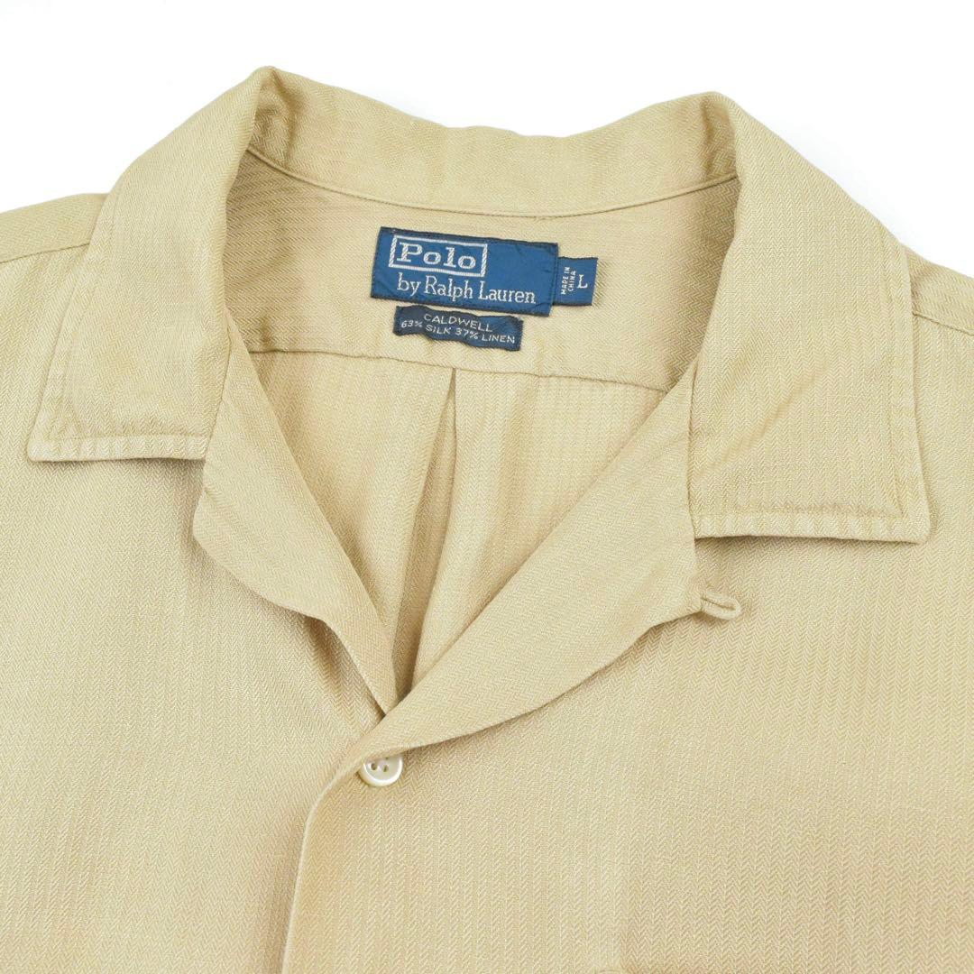 90s Ralph Lauren Shirt CALDWELL ベージュ