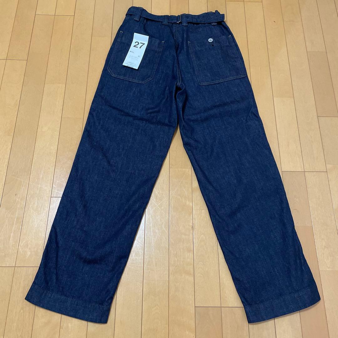 パンツ MARGARET HOWELL MHL. CANTON LIGHT DENIM