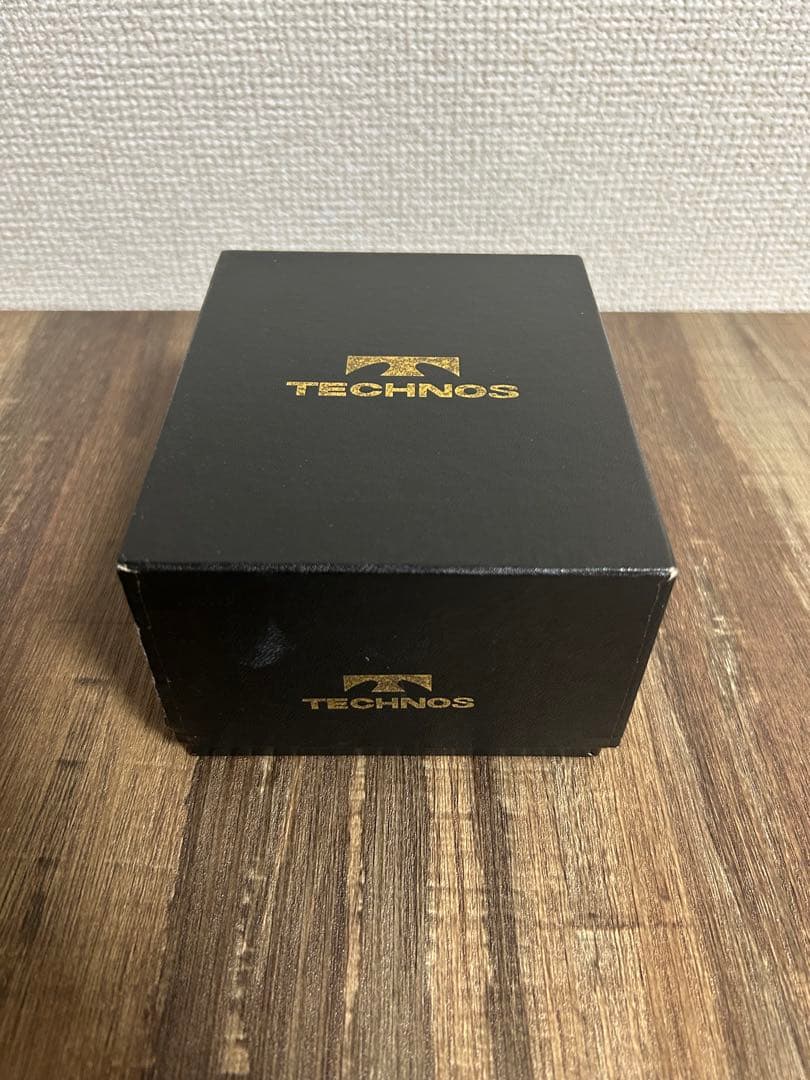 【ジャンク】TECHNOS テクノトロン 腕時計 箱付き