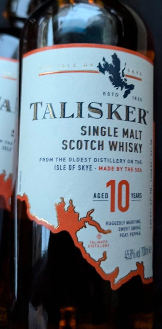 TALISKER 10年 シングルモルトウイスキー 4本セット