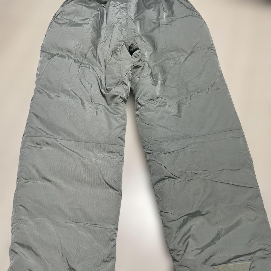 MARUKYU フィッシングスーツ(上下セット) グレー　ダウン　やけあり