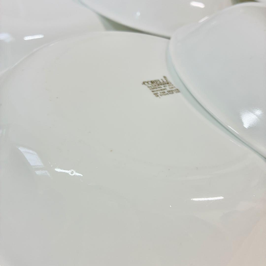 食器まとめ売りコレール深皿21.5cm10枚セット水色花柄パスタ皿シチュー皿