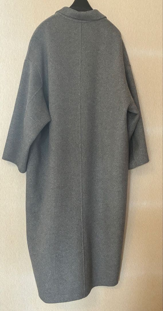 evernavy リバーロングコクーンコート ライトグレー ＭＴ