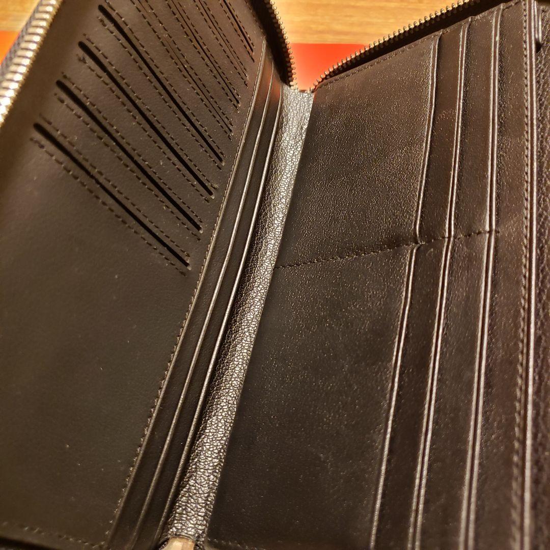 【高品質ワニ革】シャムワニ、クロコダイルレザーのダブルファスナー長財布