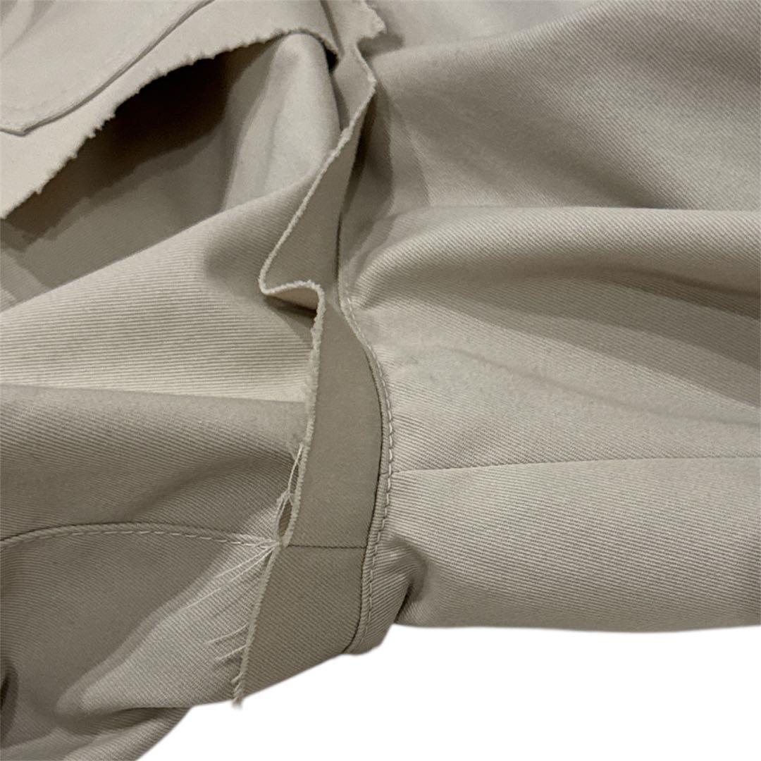 【希少】Maison Margiela トレンチコート　チェック　ダメージ加工