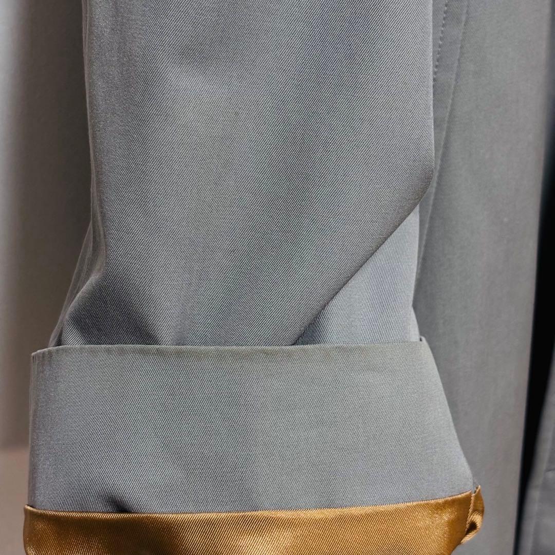 バーバリー ロンドン メンズ ライナー付ステンカラーコート グレー ヴィンテージ