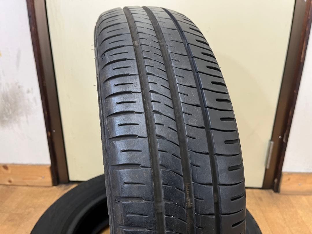 期 2024年製 ダンロップ 中古サマータイヤ 165/65R14 4本セット