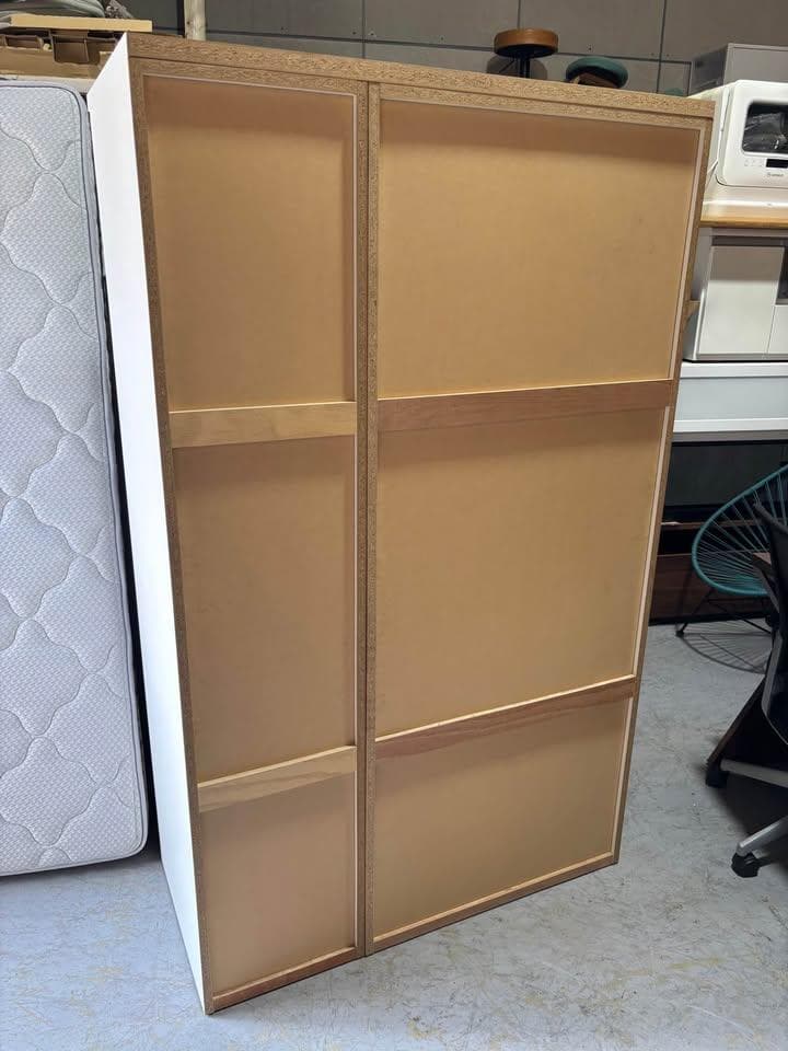 国産 共和産業 モダンワードローブ 洋服箪笥 幅113cm Used/美品