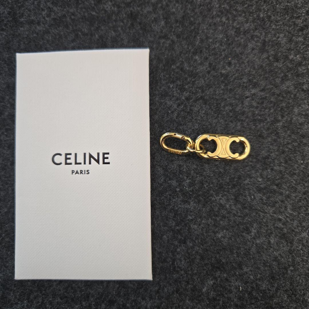 CELINE ゴールド キーホルダー・チャーム