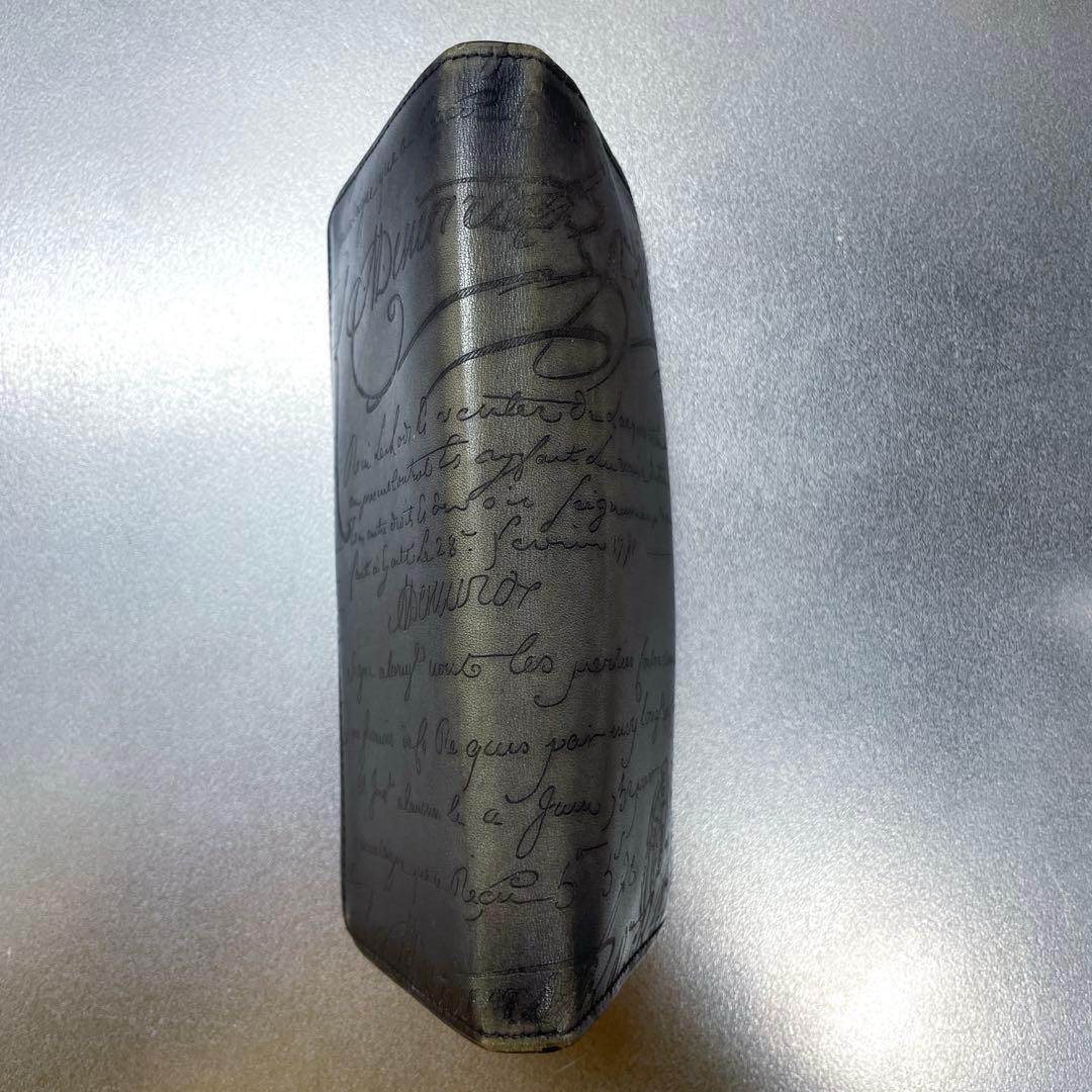 Berluti ベルルッティ サンタル フラップ 長財布 中古 折り目スレあり