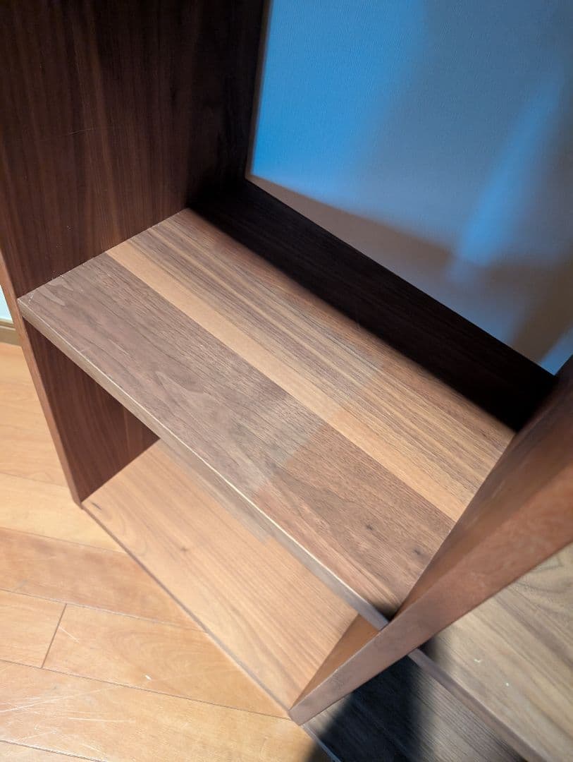 《専用》無印良品 スタッキングシェルフ 5段×2 ウォールナット 木製家具 棚