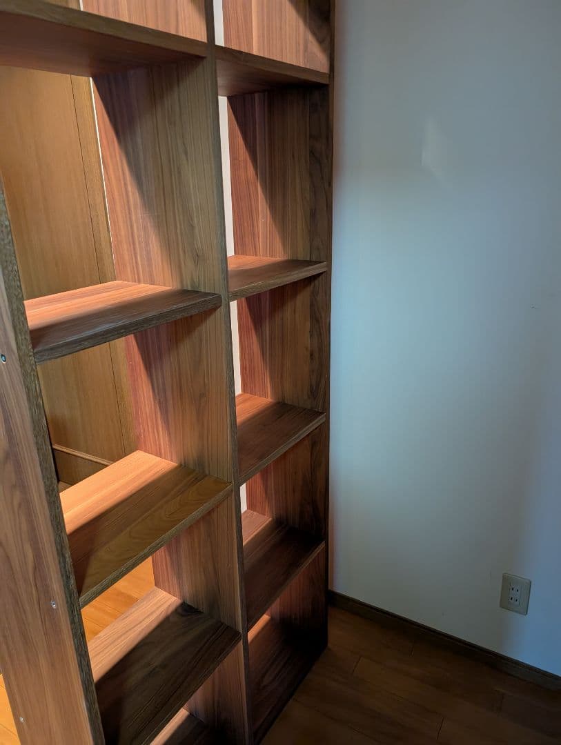 《専用》無印良品 スタッキングシェルフ 5段×2 ウォールナット 木製家具 棚