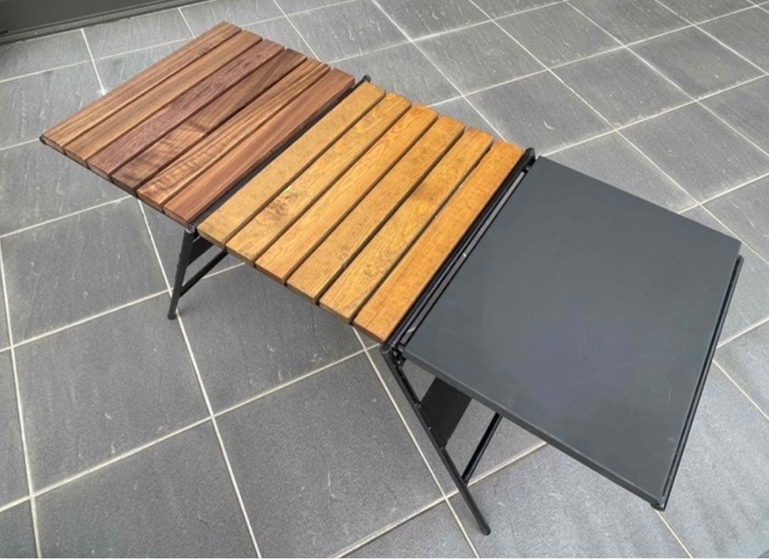 アイアン工房　アイアンテーブル+マルチテーブル+ウォールナット天板