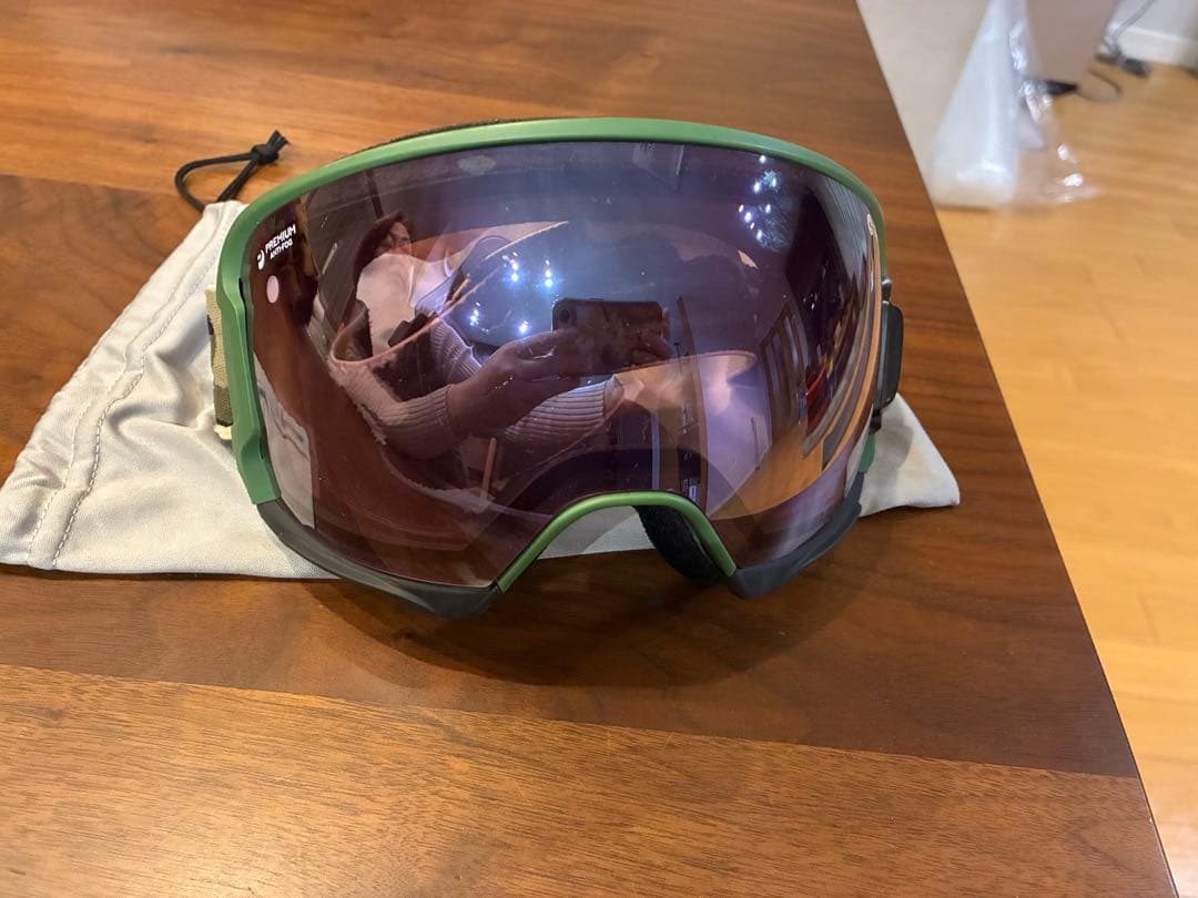 DICE グリーンゴーグル クリアテックスコートとグローブセット