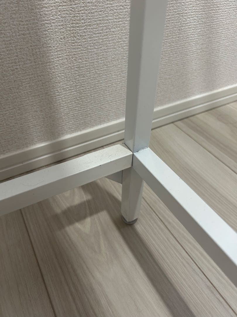 IKEA VITTSJÖ ヴィットショー デスク 机 ホワイト廃盤 ガラス 直接