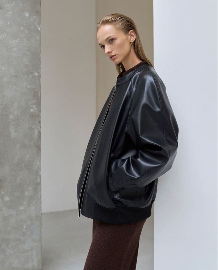 BLOSSOM H COMPANY フェイクレザージャケット