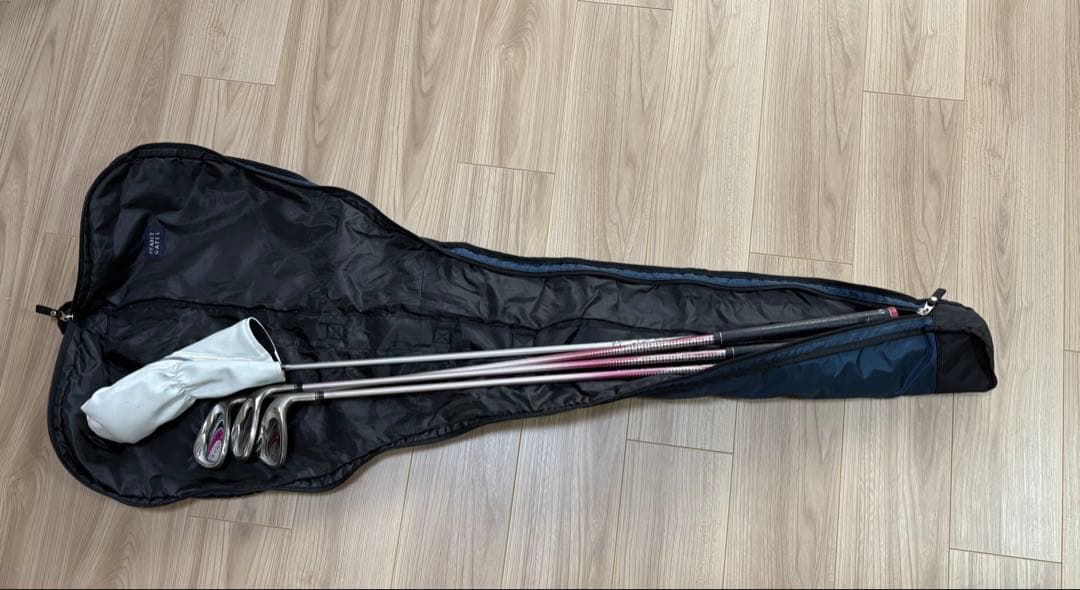 【PEARLY GATES ゴルフ クラブケース】ほぼ未使用 ネイビー