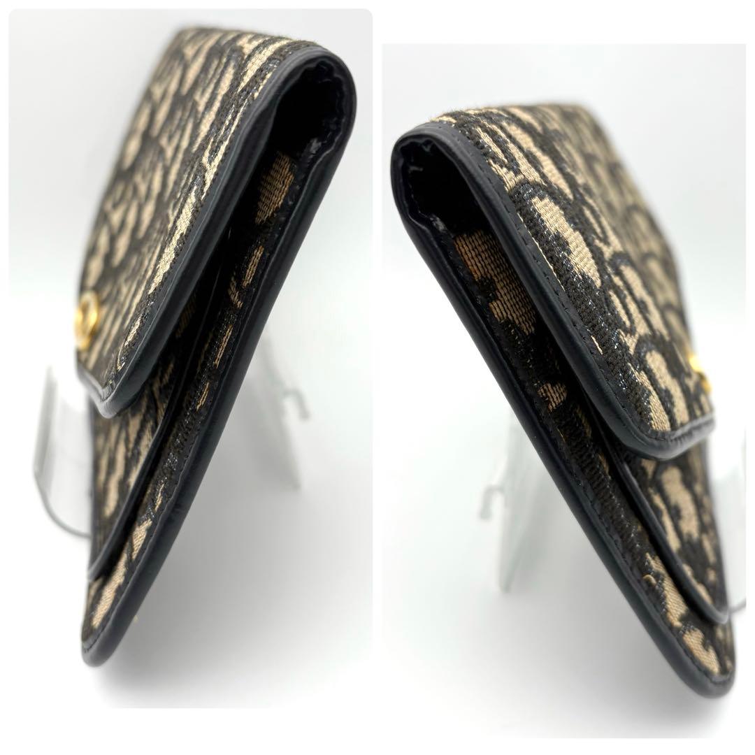 【希少】ディオール オールドトロッター柄 クラッチポーチ ヴィンテージ ネイビー