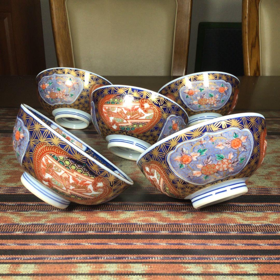 『ウレうー特価』　其泉 古伊万里　昭和年製 ご飯茶碗　5杯