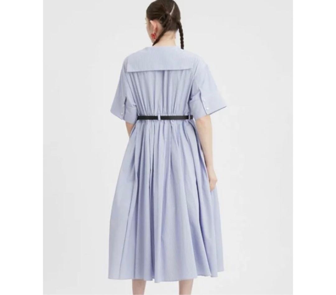 FURFURセーラーカラーワンピース人気商品✴︎即完売色ブルー値下げ！