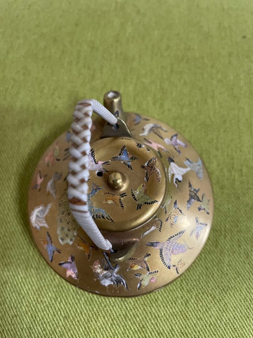 薩摩焼　ミニ銚子　徳利　玄山銘