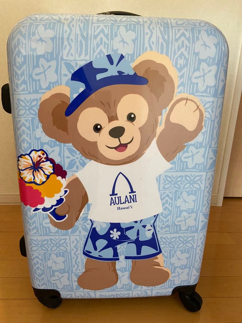 希少！美品！ディズニー　アウラニ　ダッフィー　スーツケース