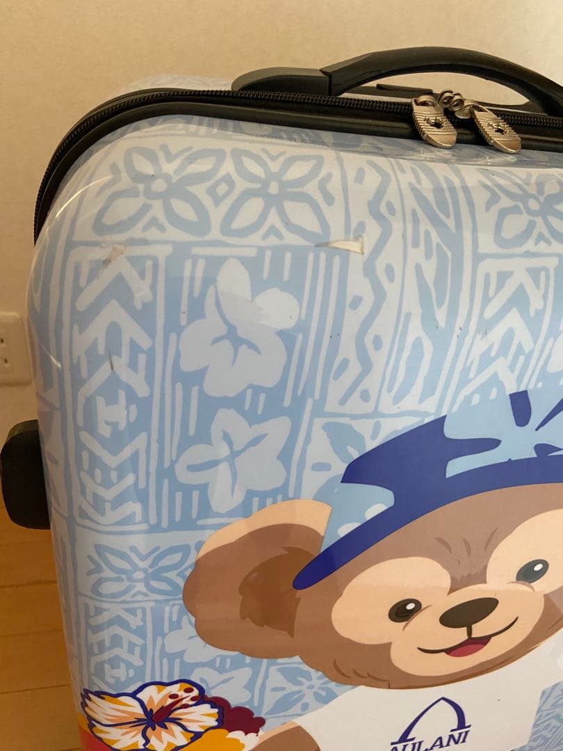 希少！美品！ディズニー　アウラニ　ダッフィー　スーツケース