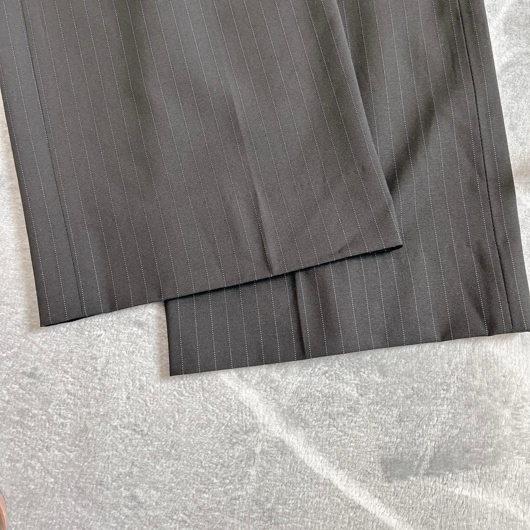 美品⁂マックスマーラ⁂パンツスーツセットアップ　銀タグ　ストライプ　大きいサイズ