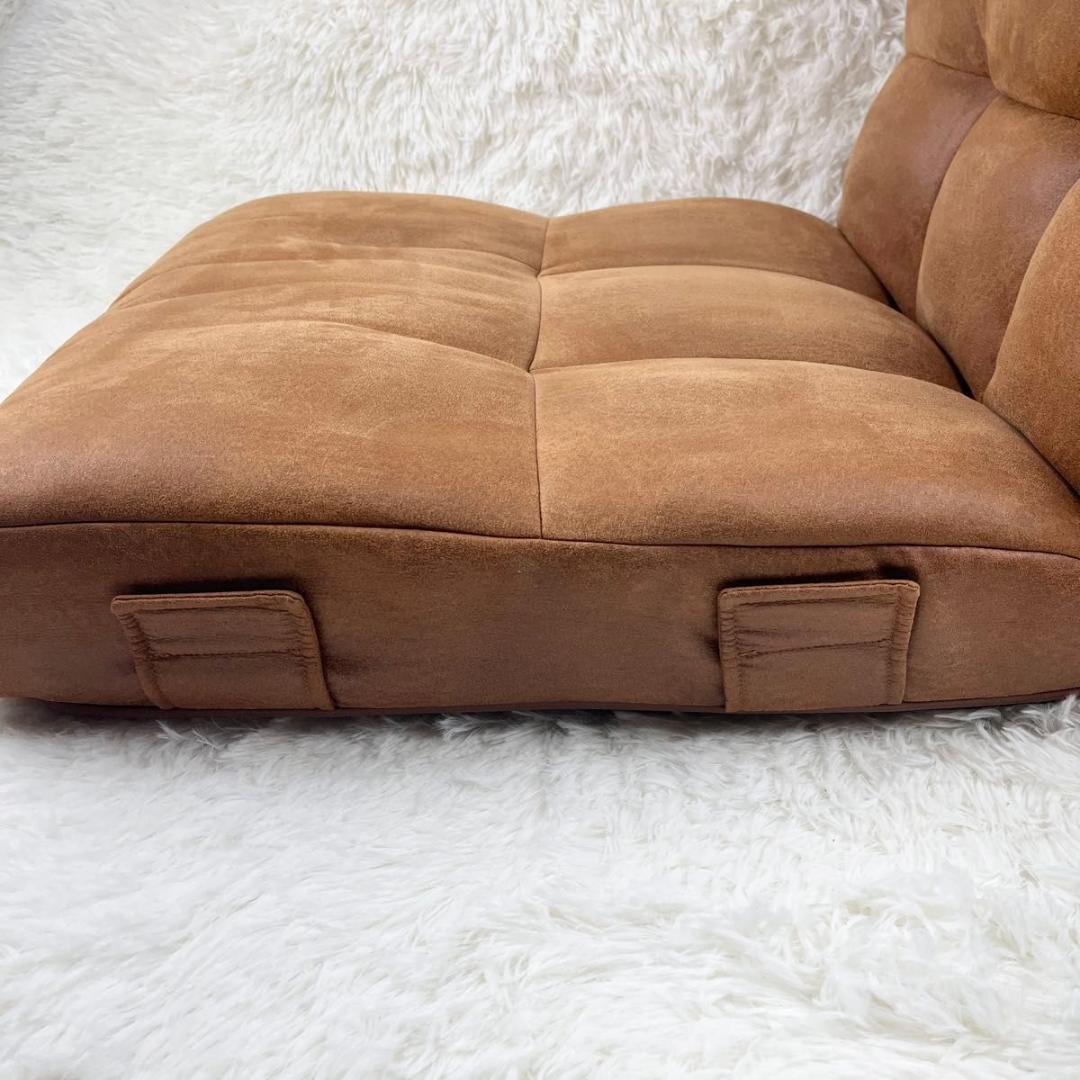 【2個セット】ニトリ つながるポケットコイル 座椅子 レザー調タイプ　ロソファ