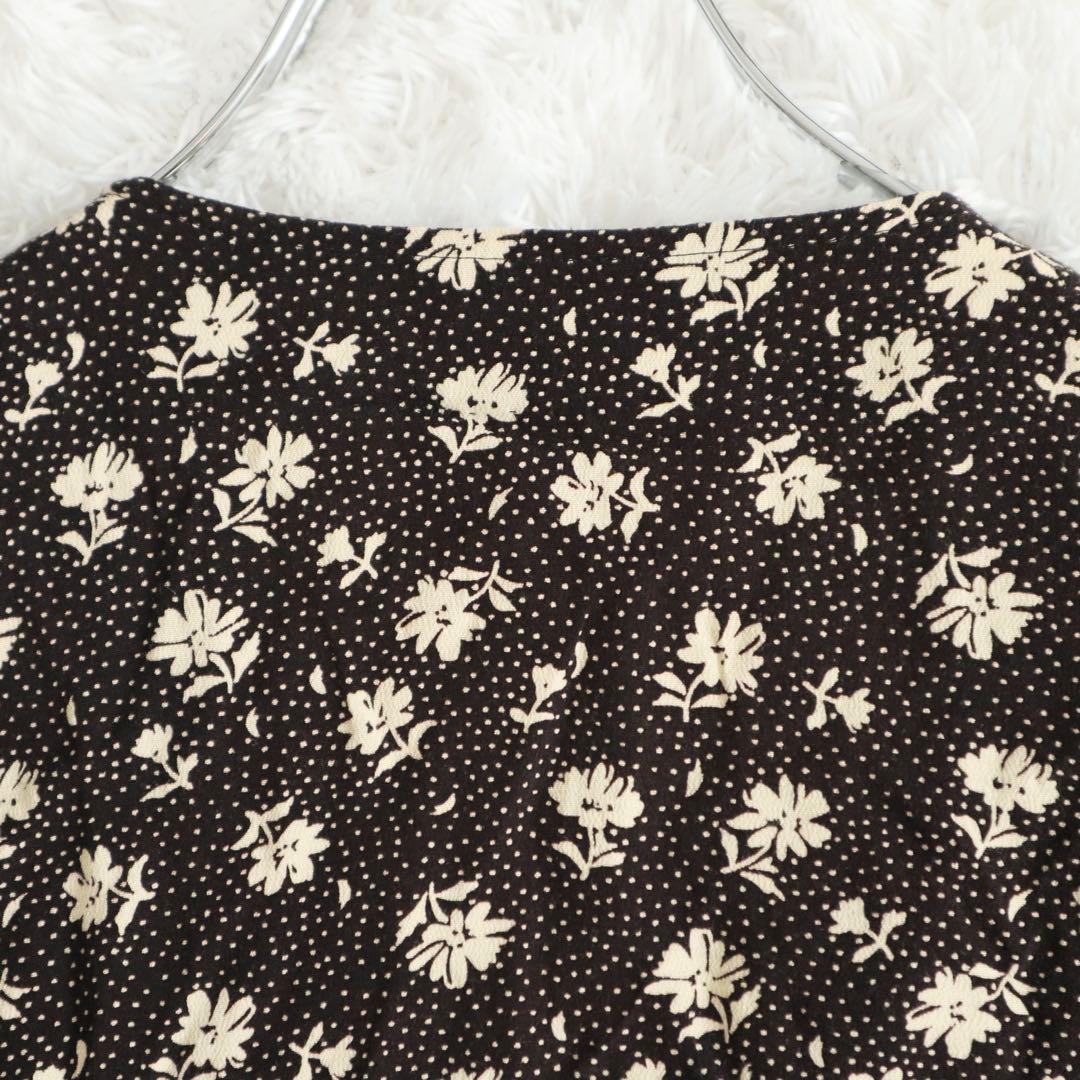 23SS★エディットフォールル ヴィンテージフラワーオールインワン 花柄 36