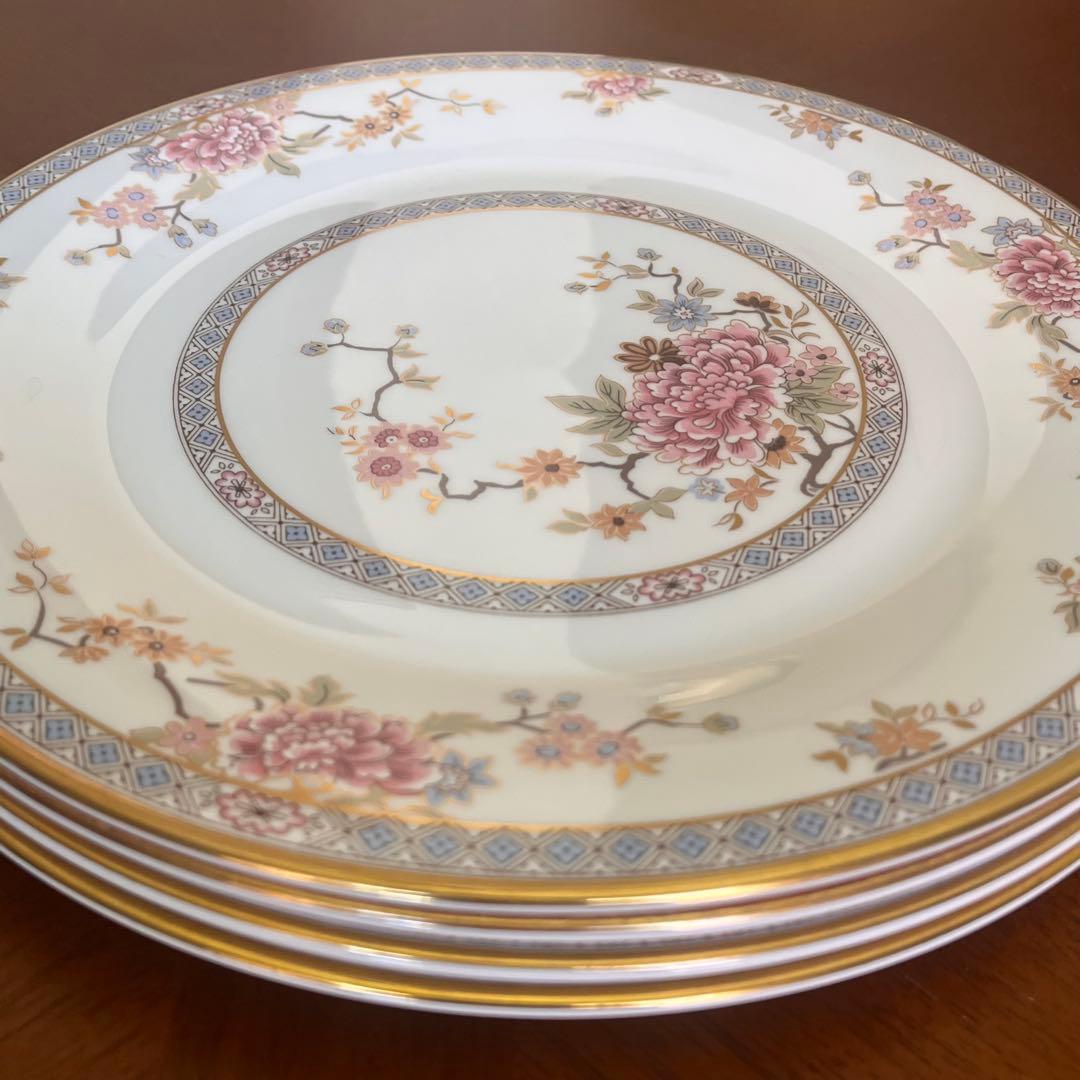 【希少品】英国製　ロイヤルドルトン★カントン★豪華なディナー皿　4枚