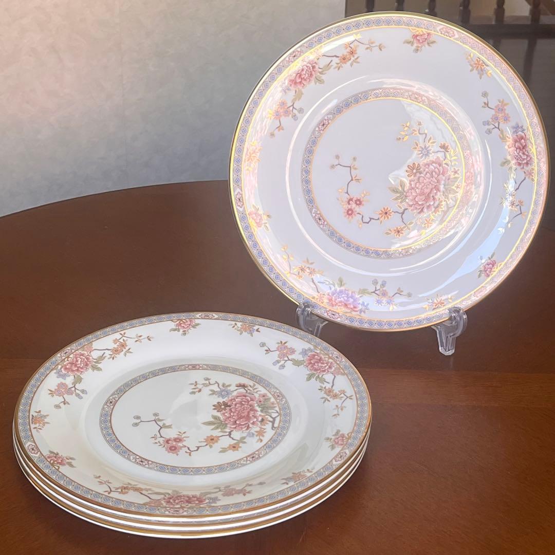 【希少品】英国製　ロイヤルドルトン★カントン★豪華なディナー皿　4枚