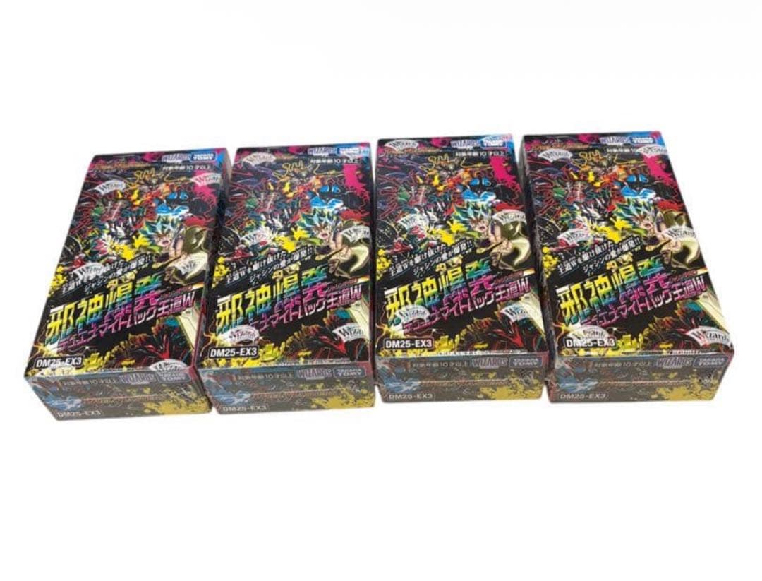 デュエル・マスターズ　邪神爆発　デュエナマイトパック王道W 4BOX