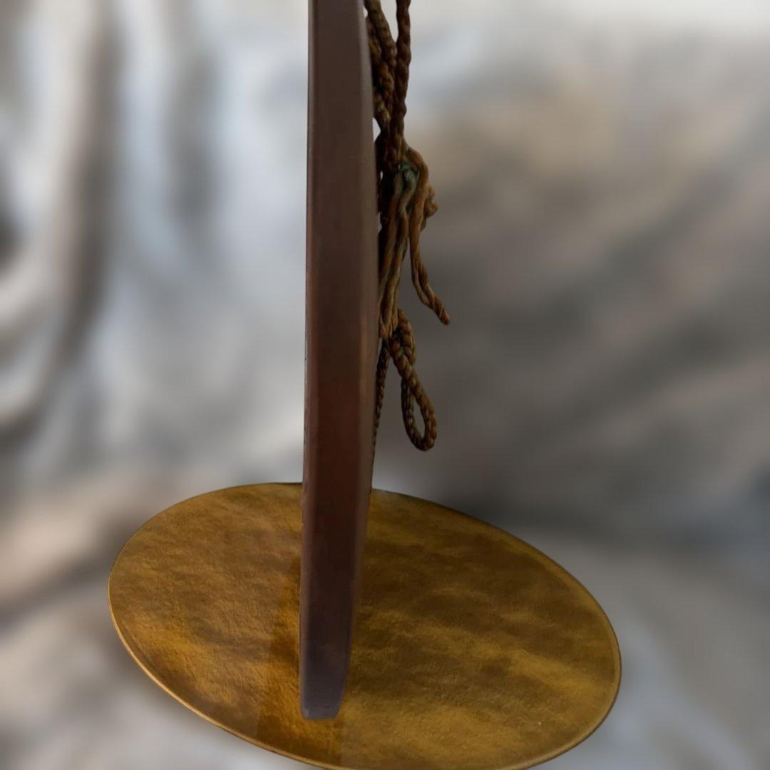 鯉仙人　彫刻　飾り皿　光月作