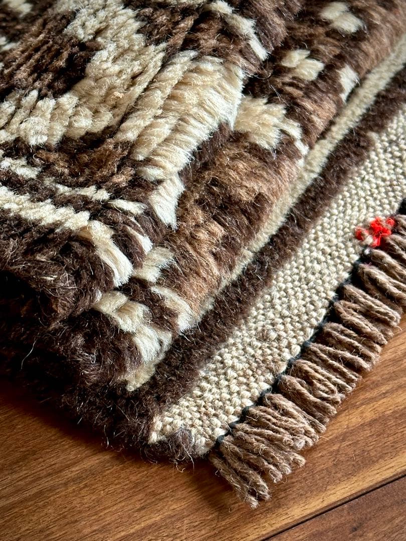 トライバルラグ　ヴィンテージラグ　タイマニ　バルーチ　プリミティブアート　美品