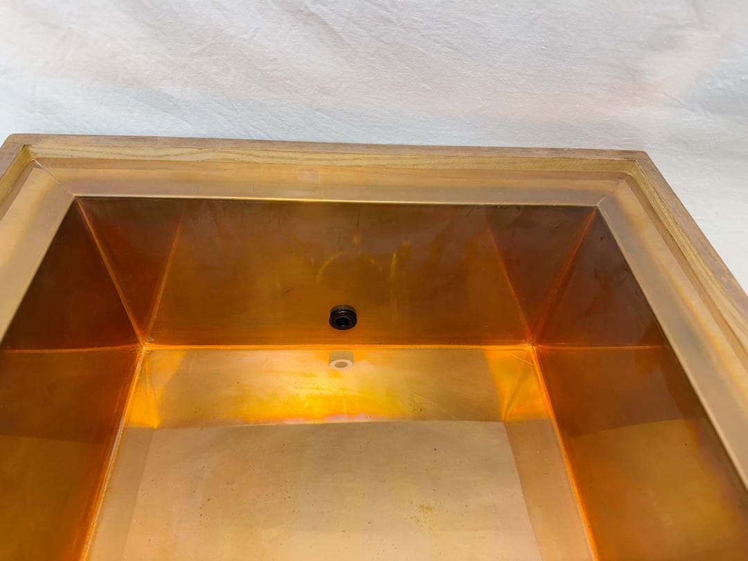 未使用 茶道具 桑 置炉 炉 置炉用炭型電熱器 釜師閑浄造 筒釜3点セット共箱