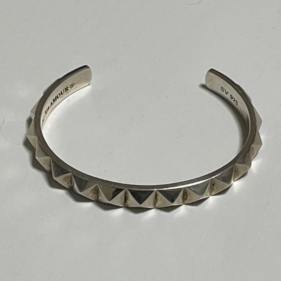 ヒステリックグラマー　シルバー　スタッズバングル