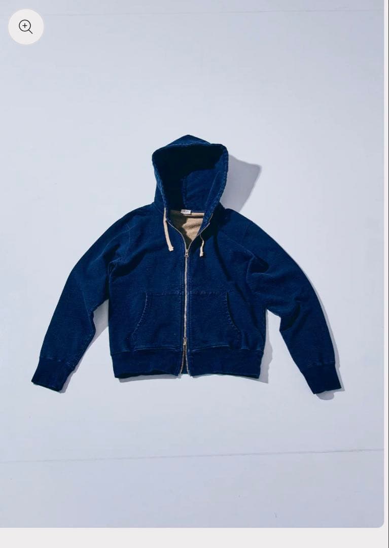 新品未使用　SIS25-102 柿渋染めインディゴスウェットトレーナー