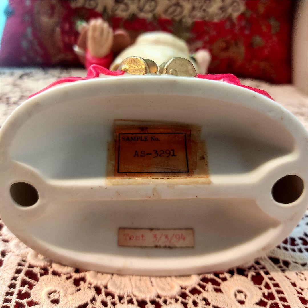 サンタクロース　瀬戸焼　オキュパイドジャパン　陶器　人形　小人