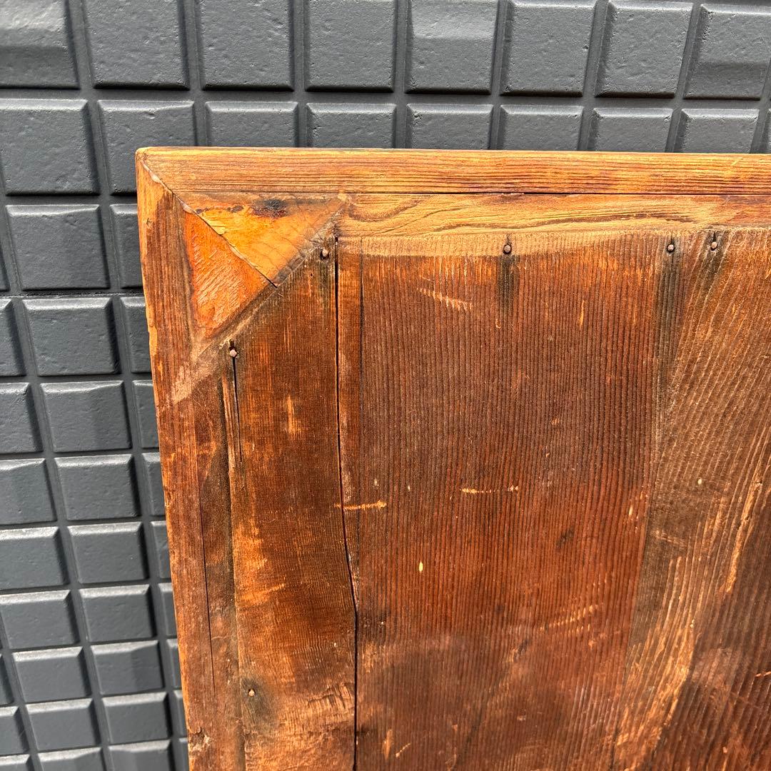 戦前 希少品 アサヒビール リボンシトロン 鏡 木枠ミラー 昭和レトロ