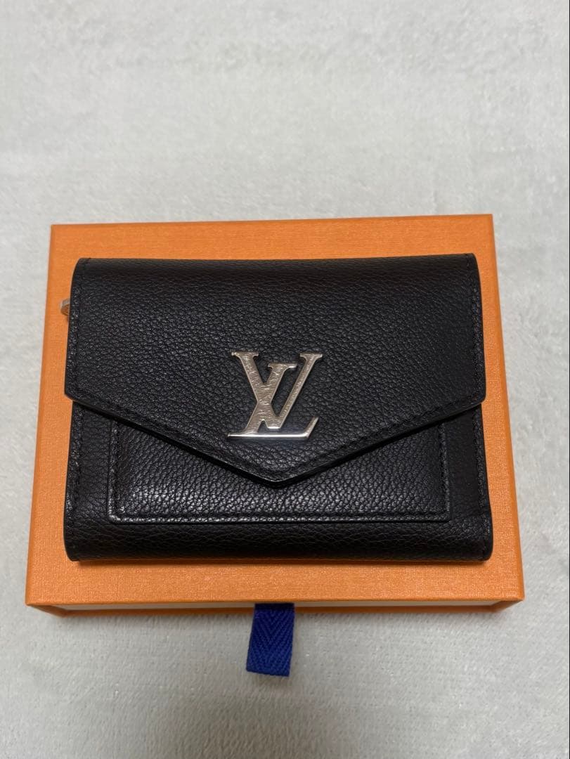 ルイヴィトン ポルフォイユ・マイロックミー コンパクト ブラック 財布