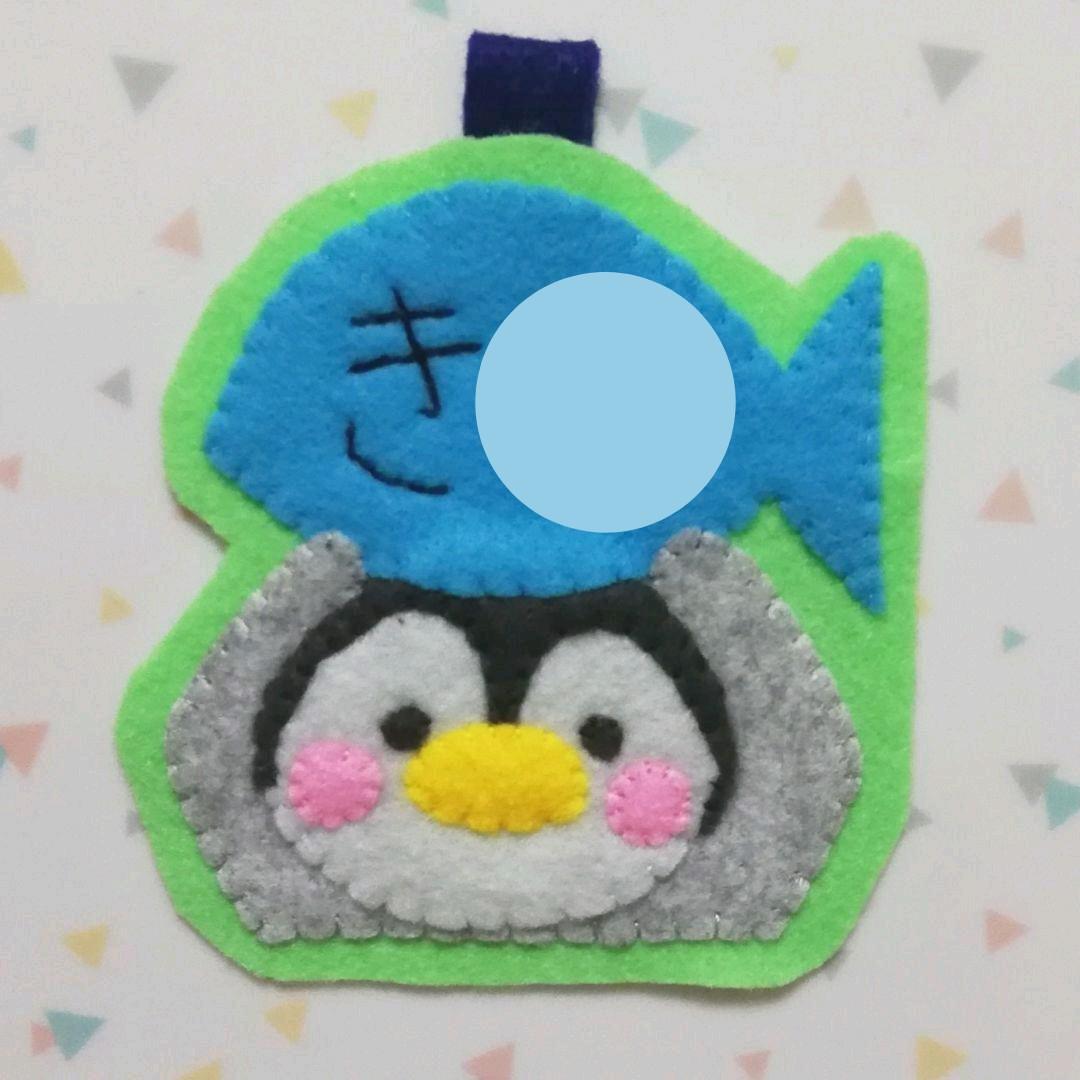 ここ　確認ページ　ペンギン　ネームタグ　フェルト　ネームタグ
