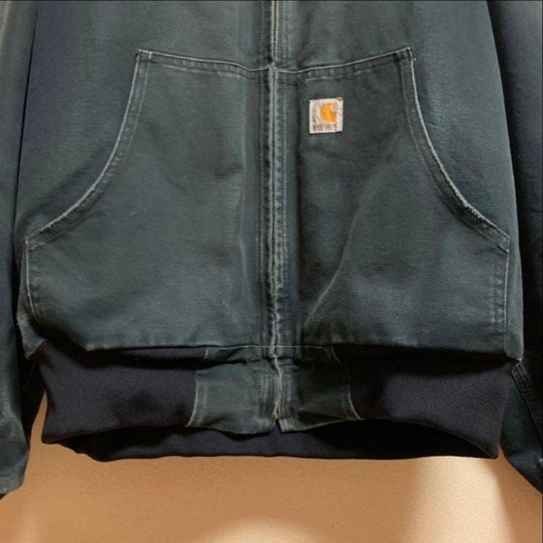 ☆カーハート☆USA製ダックジャケット　アクティブ　ビッグサイズ　フーディ　黒