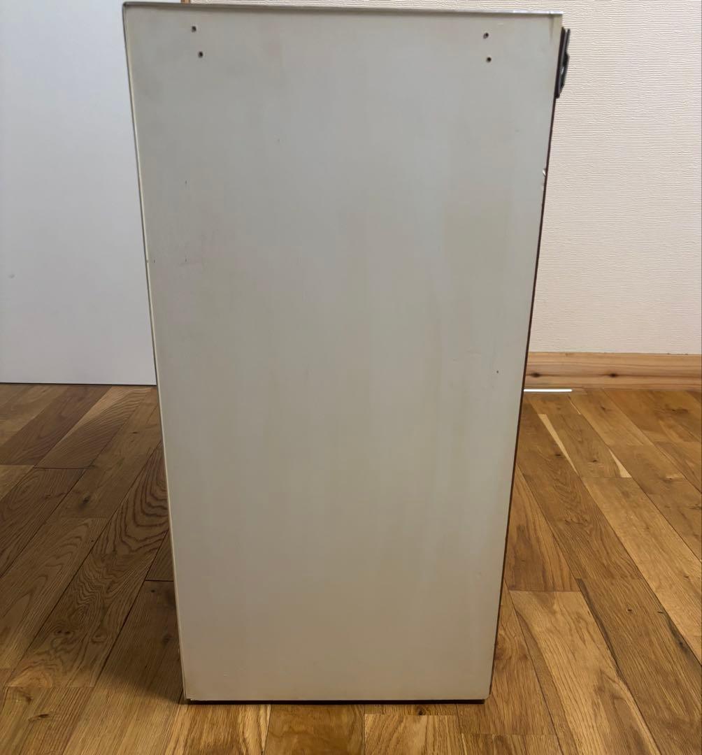 昭和レトロポップ　食器棚 アーチ型ガラス扉　キャビネット