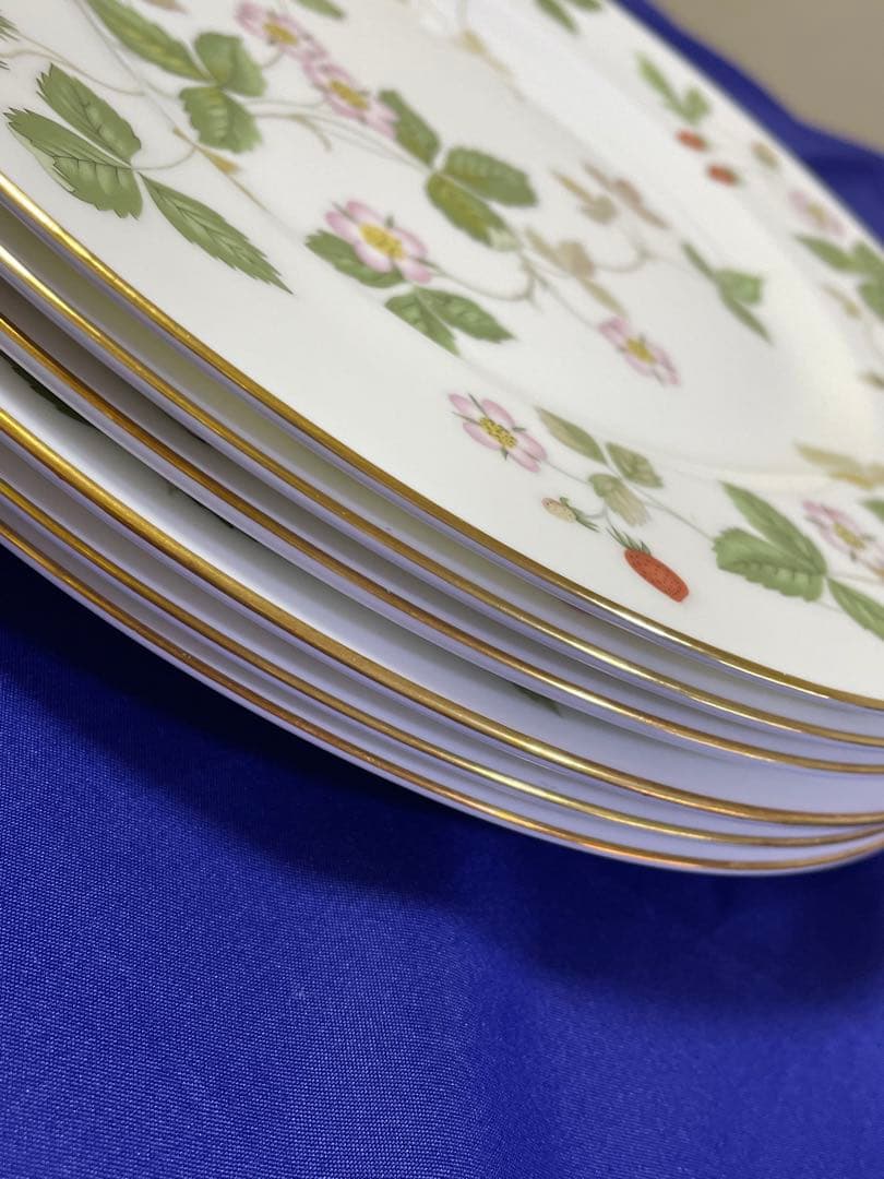 ウェッジウッド　ワイルドストロベリー　大皿　プレート/6枚