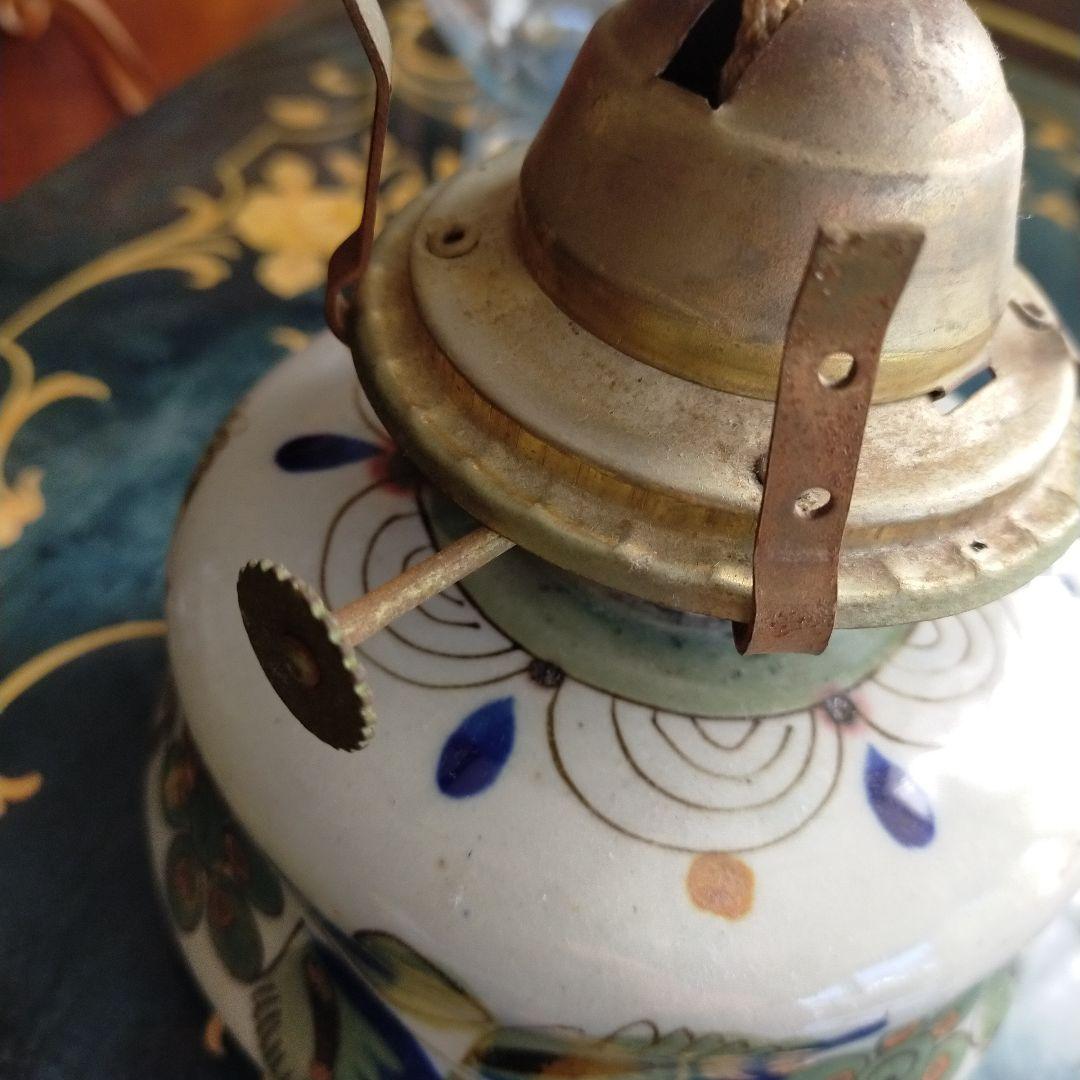 アルコールランプ　メキシコ陶器