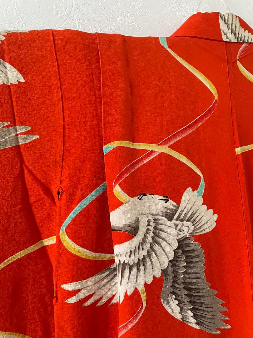 七五三　5歳向き　アンティークお着物セット