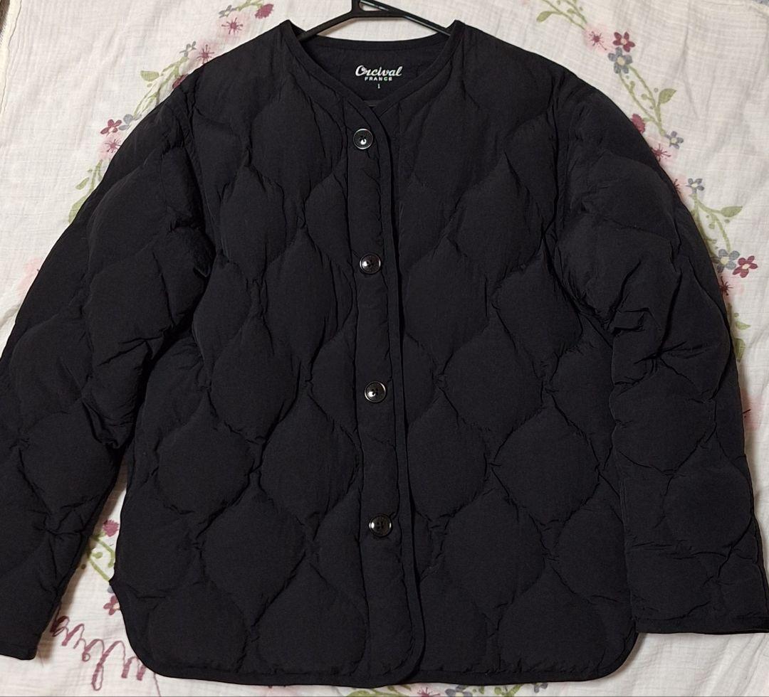 オーシバル　Orcival 黒 キルティングジャケット サイズ1　ダウン